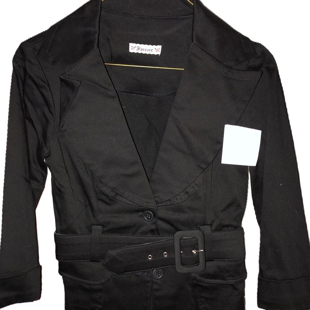 FOREVER 21 // Tactical Belted Blazer Jacket